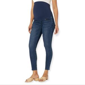 Ingrid & Isabel Maternity Skinny Jeans with Crossover Panel Size 6/28R